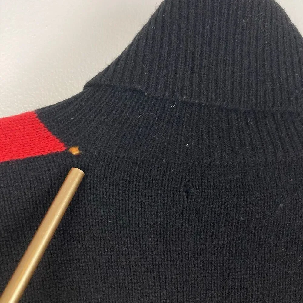 Vintage RARE Polo Ralph‎ Lauren Turtleneck Sweater 100% Lambswool Suicide Skier